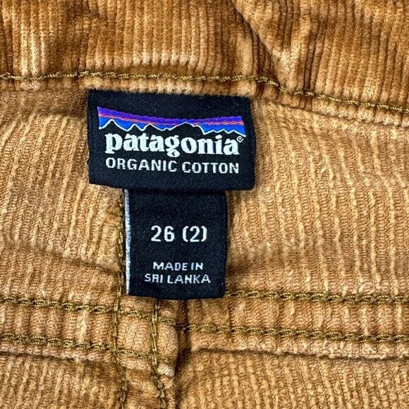 Patagonia Brown Corduroy Straight Leg Pants Women’s Sz 26 US 55061 Style Number - Picture 6 of 14